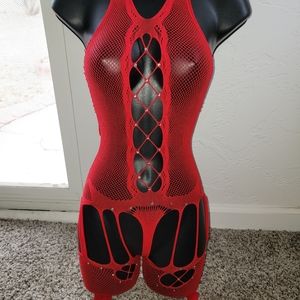 Rhinestone bodystocking